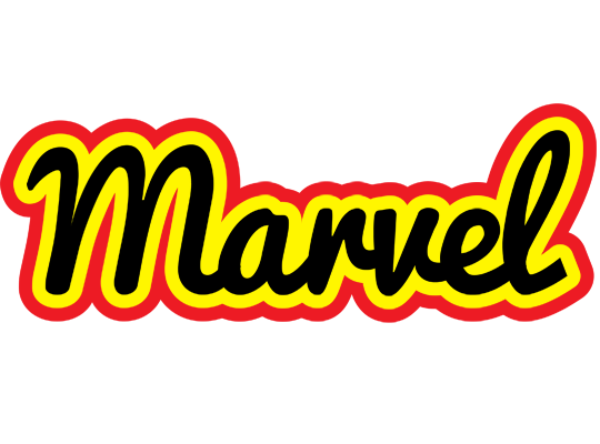 Marvel flaming logo