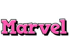 Marvel girlish logo