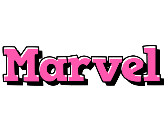 Marvel girlish logo