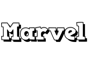 Marvel snowing logo