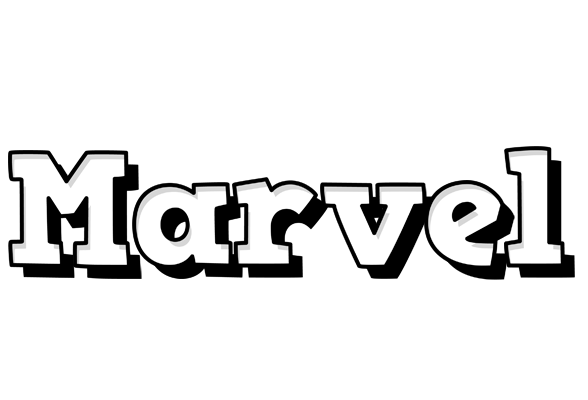 Marvel snowing logo
