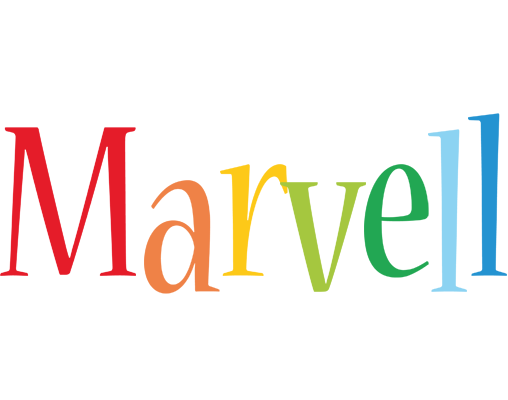 Marvell birthday logo