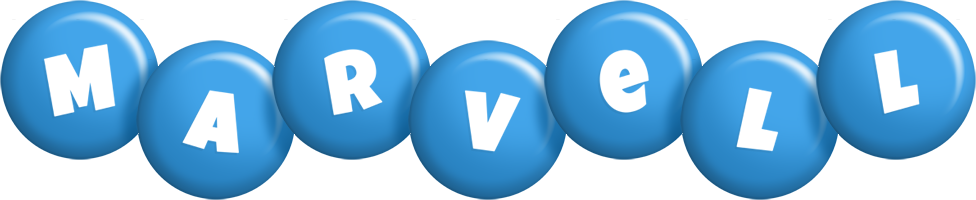 Marvell candy-blue logo