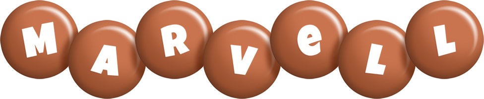 Marvell candy-brown logo