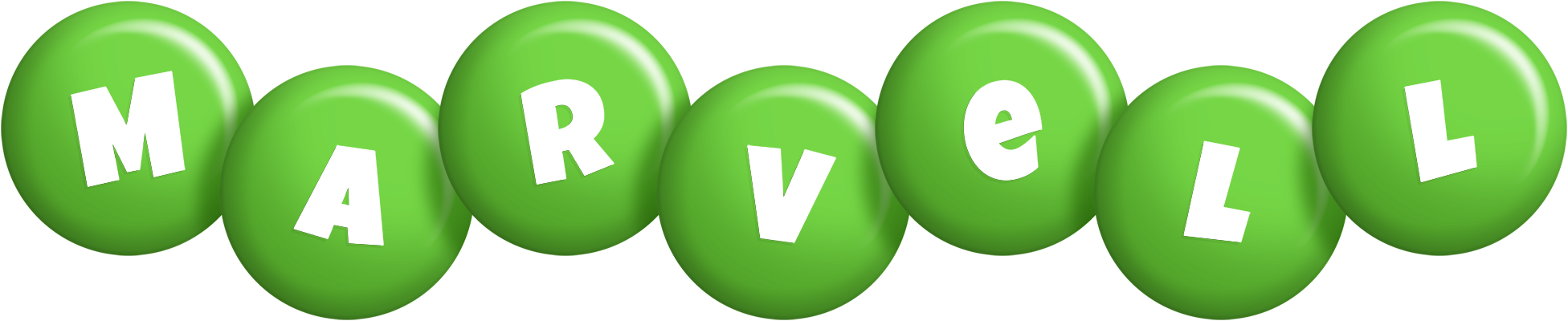 Marvell candy-green logo