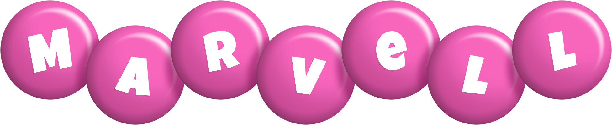 Marvell candy-pink logo