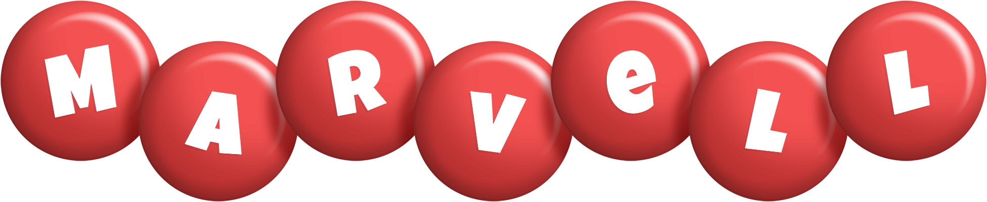 Marvell candy-red logo