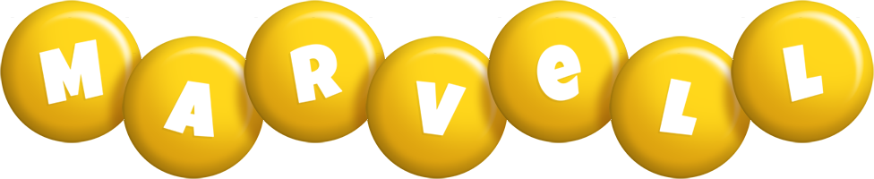 Marvell candy-yellow logo