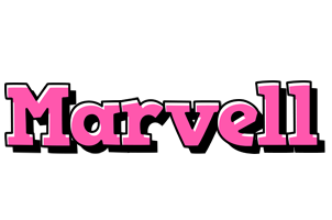 Marvell girlish logo