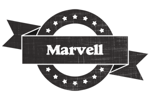 Marvell grunge logo