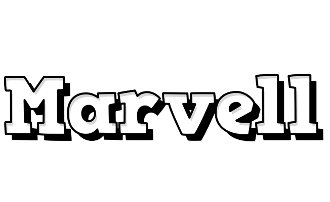 Marvell snowing logo