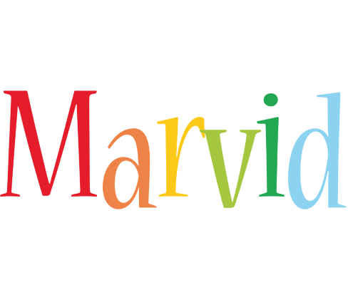 Marvid birthday logo