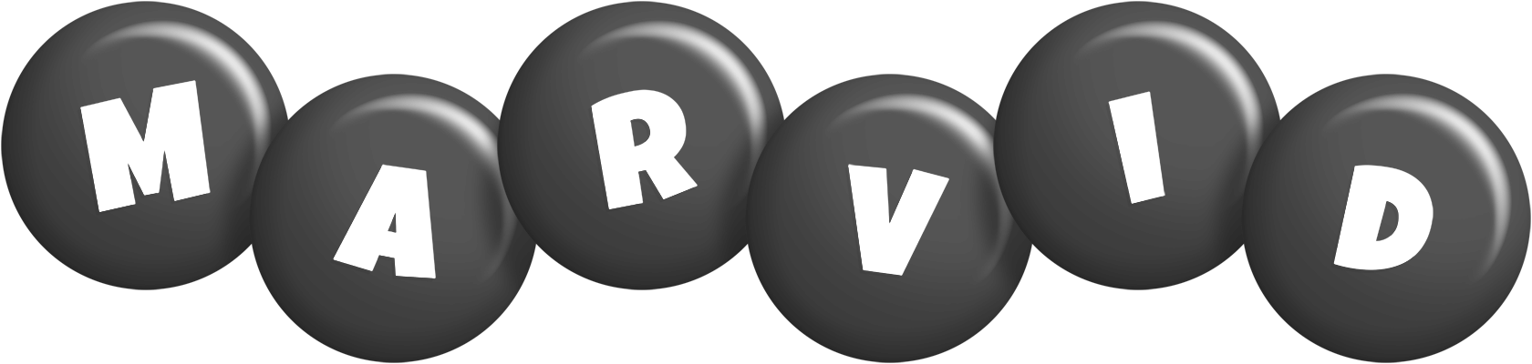 Marvid candy-black logo