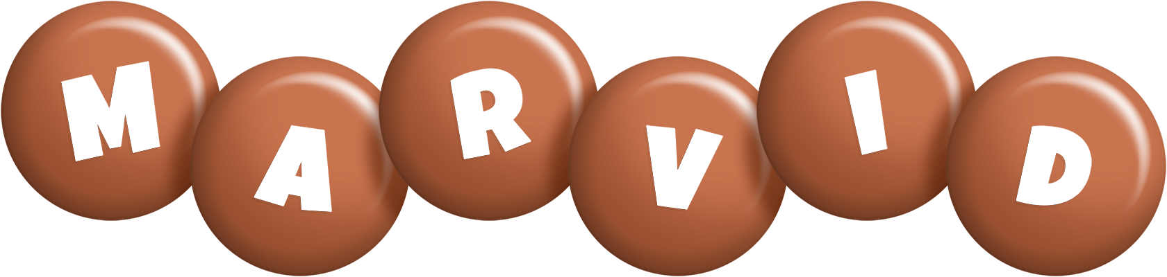 Marvid candy-brown logo