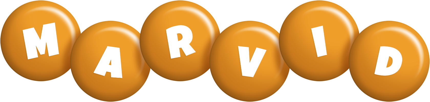 Marvid candy-orange logo