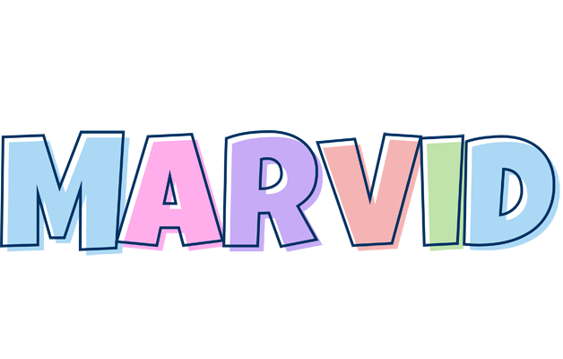 Marvid pastel logo