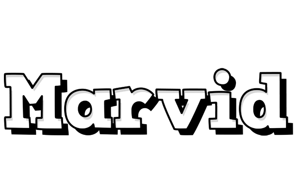 Marvid snowing logo