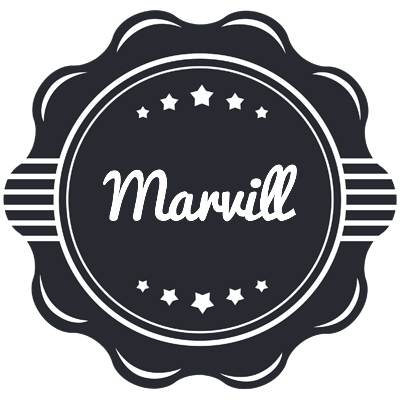 Marvill badge logo