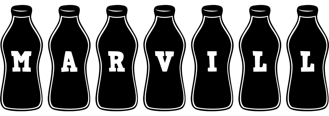 Marvill bottle logo