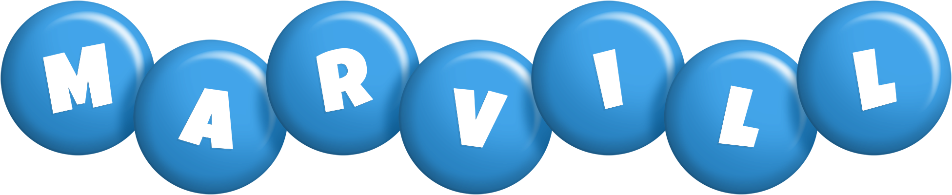 Marvill candy-blue logo