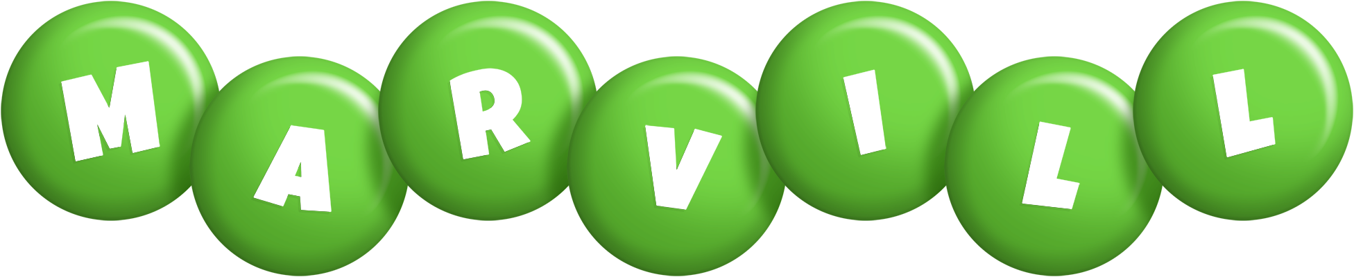 Marvill candy-green logo