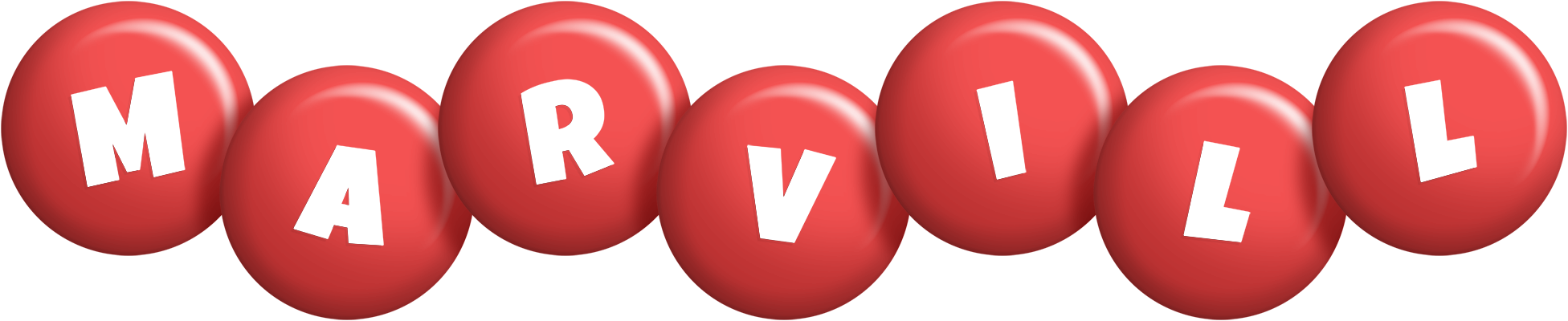 Marvill candy-red logo