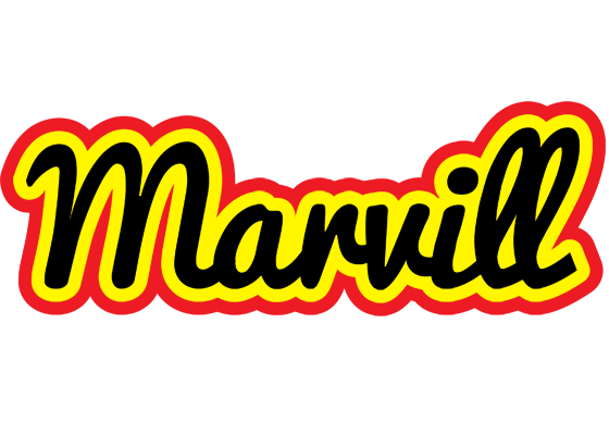 Marvill flaming logo