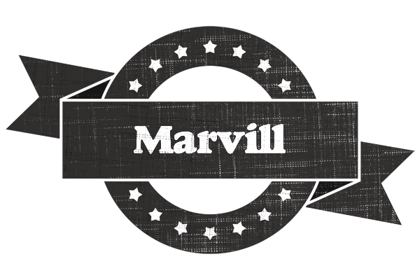 Marvill grunge logo