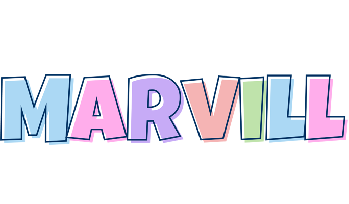 Marvill pastel logo