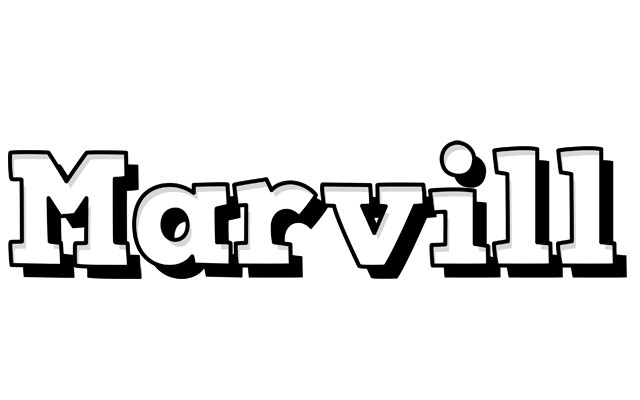 Marvill snowing logo