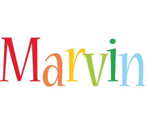 Marvin birthday logo