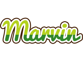 Marvin golfing logo