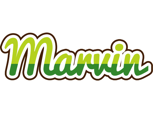 Marvin golfing logo