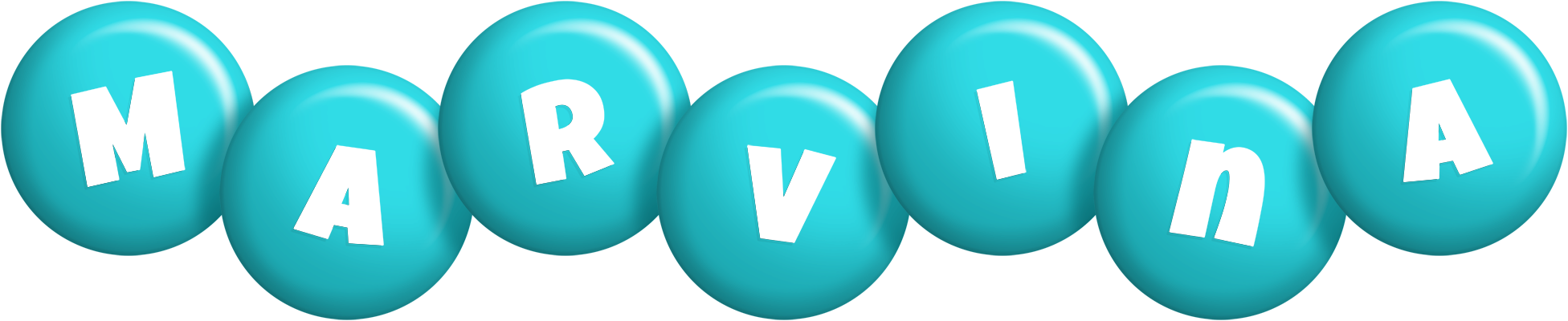 Marvina candy-azur logo