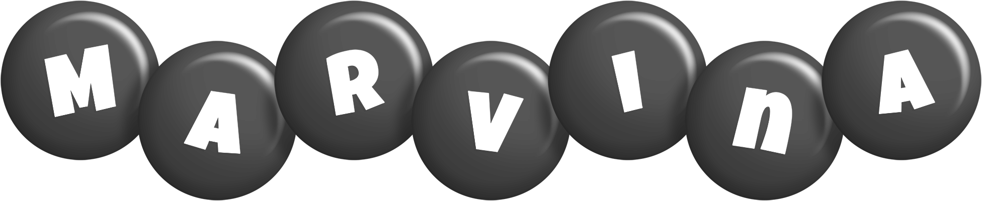 Marvina candy-black logo