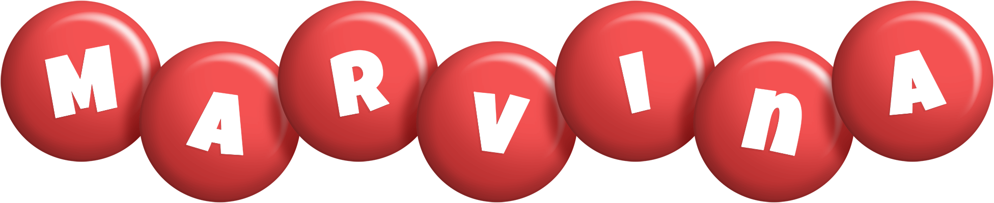 Marvina candy-red logo