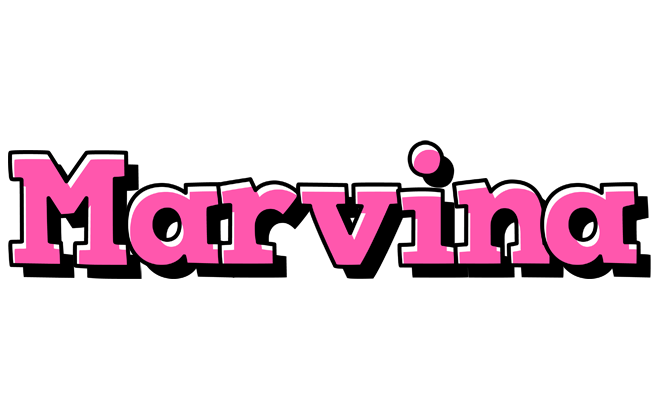 Marvina girlish logo