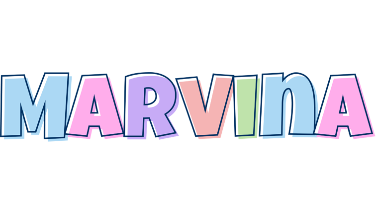 Marvina pastel logo