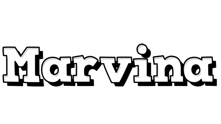 Marvina snowing logo