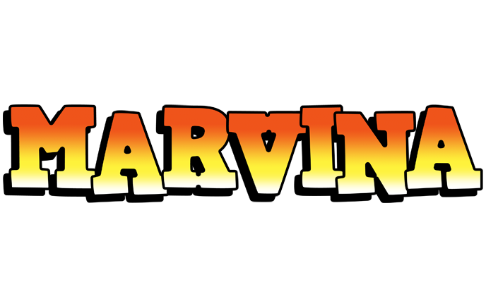 Marvina sunset logo