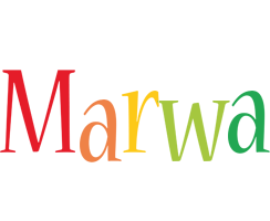 Marwa birthday logo