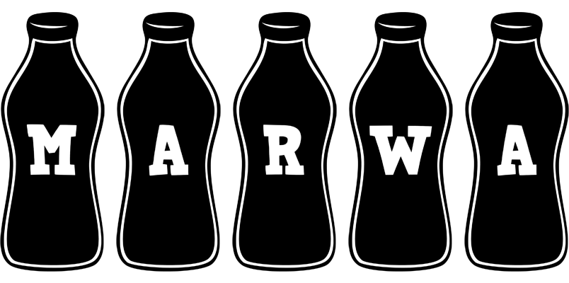Marwa bottle logo