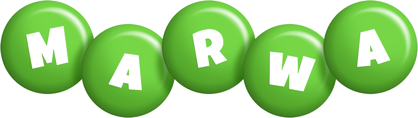 Marwa candy-green logo