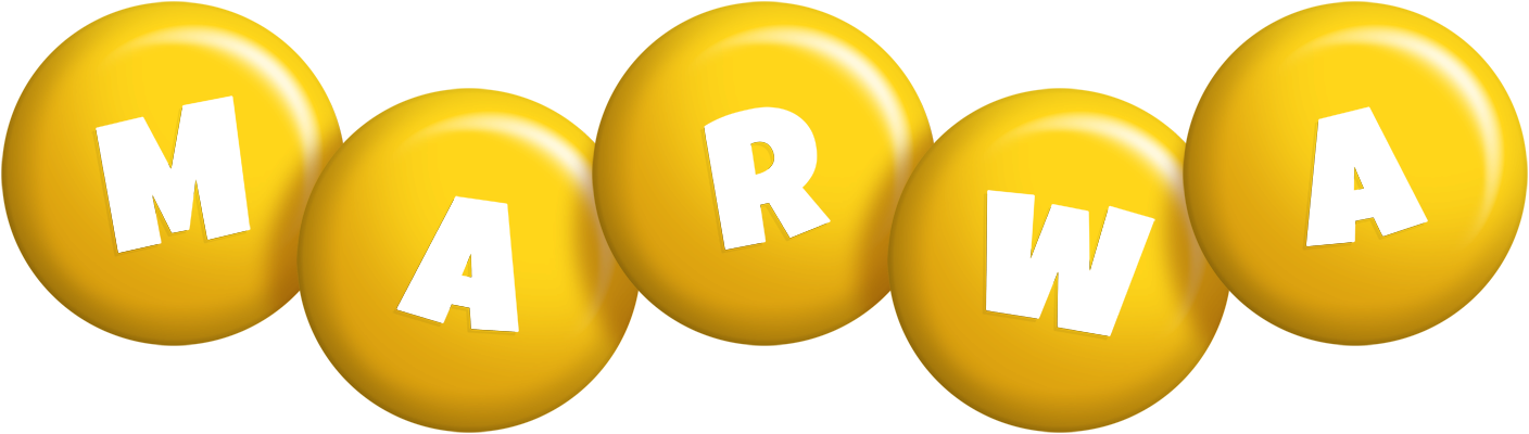 Marwa candy-yellow logo
