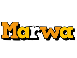 Marwa cartoon logo