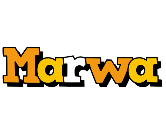 Marwa cartoon logo