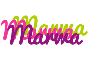 Marwa flowers logo