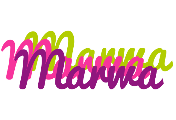 Marwa flowers logo