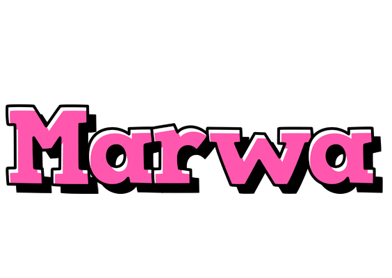 Marwa girlish logo