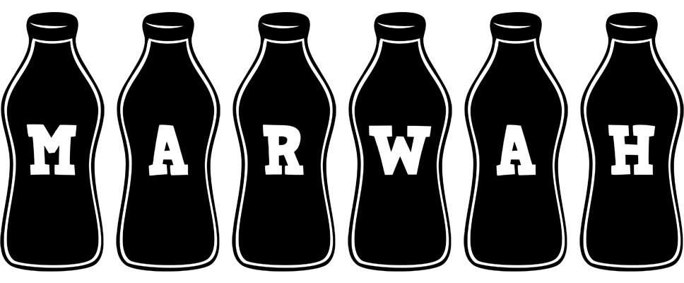 Marwah bottle logo